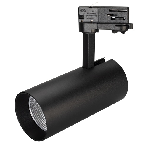 Светильник SP-POLO-TRACK-LEG-R85-15W White5000 (BK-BK, 40 deg) (Arlight, IP20 Металл, 3 года)