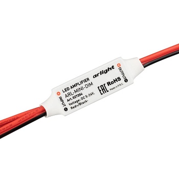 Усилитель ARL-MINI-DIM (5-24V, 1x5A) (Arlight, IP20 Пластик, 1 год)