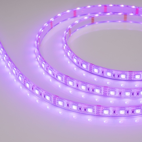Лента герметичная RTW-PU-B60-12.5mm 12V RGB (14.4 W/m, IP68, 5060, 5m) (Arlight, -)