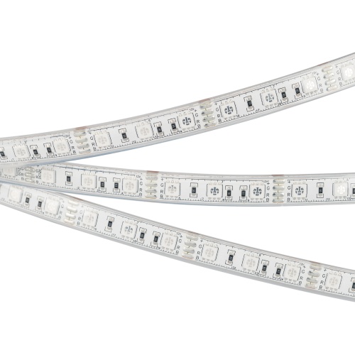 Лента герметичная RTW-PU-B60-12.5mm 12V RGB (14.4 W/m, IP68, 5060, 5m) (Arlight, -)