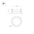 Корпус PLURIO-BASE-BUILT-R77 (WH, 1-2, 200mA) (Arlight, IP20 Металл, 3 года)