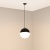 Светильник SP-EMISFERO-HANG-BUILT-R150-11W Warm3000 (BK, 170 deg, 230V) (Arlight, IP20 Металл, 3 года)