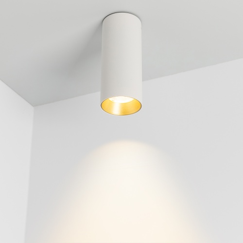 Светильник SP-POLO-SURFACE-R65-8W Day4000 (WH-GD, 40 deg) (Arlight, IP20 Металл, 5 лет)