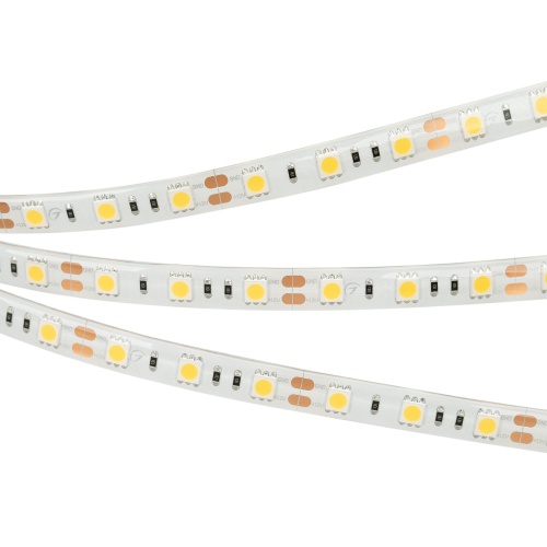 Лента RTW 2-5000SE 12V Cool 2x (5060, 300 LED, LUX) (Arlight, 14.4 Вт/м, IP65)