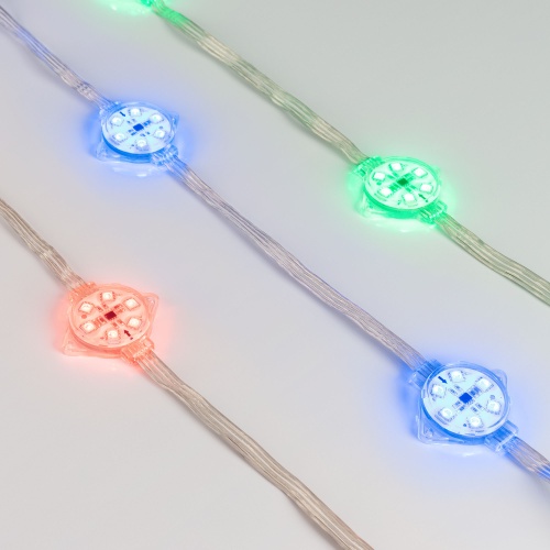 Модуль управляемый VISOR-SPI-5060-6-24V RGB 120deg (D40x12mm, 1.5W, IP68) (Arlight, Пластик, 3 года)