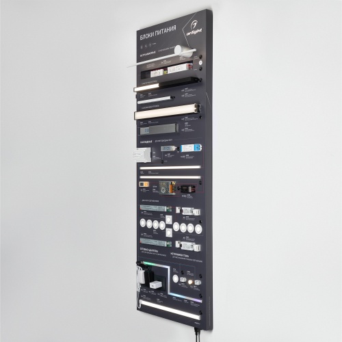 Стенд Блоки Питания ARP-E15-1760x600mm (DB 3мм, пленка) (Arlight, -)