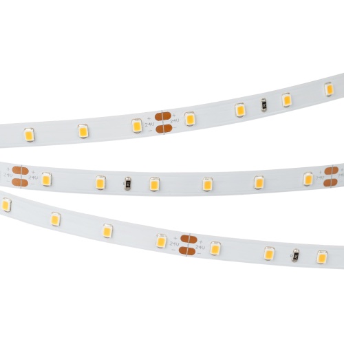Светодиодная лента RT 2-5000 24V SUN Warm2700 (2835, 60 LED/m, LUX) (Arlight, 7.2 Вт/м, IP20)
