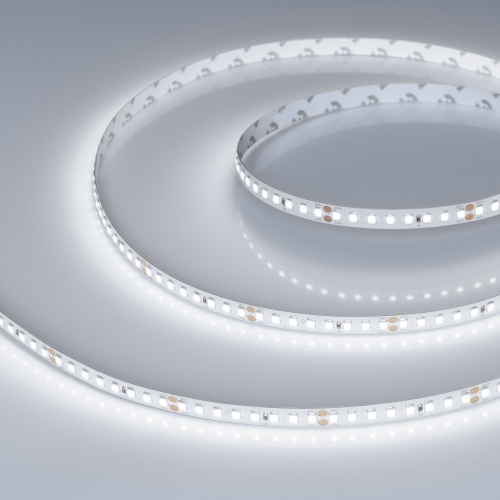 Светодиодная лента RT-A160-8mm 24V White6000 (12 W/m, IP20, 2835, 5m) (Arlight, высок.эфф.150 лм/Вт)