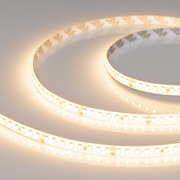 Светодиодная лента герметичная RTW-SE-A160-8mm 24V Warm3000 (12 W/m, IP65, 5m) (Arlight, 12 Вт/м, IP65)
