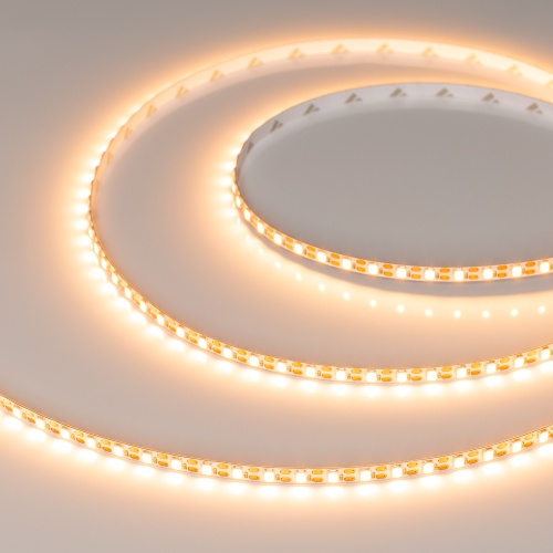 Светодиодная лента FC-A120-5mm 24V Warm2400-CX1 (10 W/m, IP20, 5m) (Arlight, резка 1 светодиод)