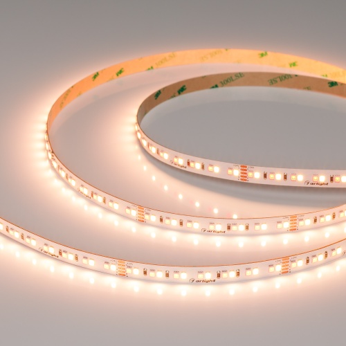 Светодиодная лента RT-A168-10mm 24V RGBW-Warm (20 W/m, IP20, 5m) (Arlight, высок.эфф.150 лм/Вт)