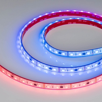 Светодиодная лента герметичная DMX-PFS-B60-12mm 12V RGB-PX3 (14 W/m, IP68, 5060, 5m) (Arlight, -)