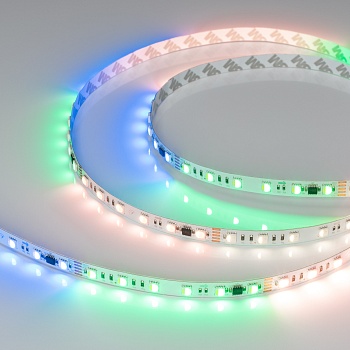 Светодиодная лента DMX-B60-10mm 24V RGBW-PX6 (18 W/m, IP20, 5060, 5m) (Arlight, -)