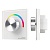 Панель SMART-P5-RGB-G-IN White (3V, Rotary, 2.4G) (Arlight, IP20 Пластик, 5 лет)