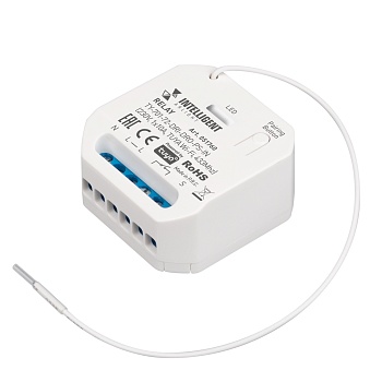 INTELLIGENT ARLIGHT Релейный модуль TY-701-72-DRI-DRO-PS-IN (230V, 1x10A, TUYA Wi-Fi, 433Mhz) (IARL, IP20 Пластик, 3 года)