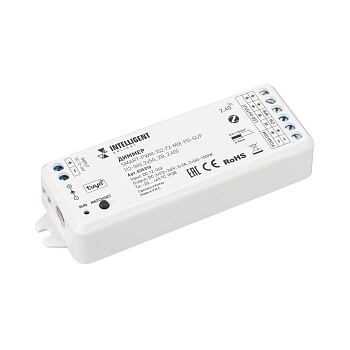 INTELLIGENT ARLIGHT Диммер SMART-PWM-102-72-MIX-PD-SUF (12-36V, 2x5A, ZB, 2.4G) (IARL, Контроллер)