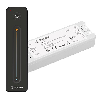 INTELLIGENT ARLIGHT Диммер SMART-SET-PWM-102-72-MIX-SUF Black (12-24V, 2x5A, ПДУ LINE, 2.4G) (IARL, Контроллер)