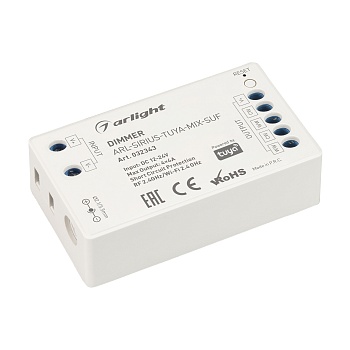 Диммер ARL-SIRIUS-TUYA-MIX-SUF (12-24V, 4x4A, 2.4G) (Arlight, Контроллер)