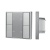 INTELLIGENT ARLIGHT Кнопочная панель DALI-201-23-1G-4SC-IN Silver (BUS, Frame) (IARL, IP20 Металл, 3 года) INTELLIGENT ARLIGHT Кнопочная панель DALI-201-23-1G-4SC-IN Silver (BUS, Frame) (IARL, IP20 Металл, 3 года)