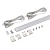 Набор для светодиодной подсветки ARL-KIT-SLIM-FC 24V Warm3000 (14 W/m, IP20, 2m) (Arlight, Алюминий+пластик)