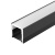 Профиль SL-SLIM20-H20-2000 BLACK (Arlight, Алюминий) Профиль SL-SLIM20-H20-2000 BLACK (Arlight, Алюминий)