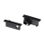 Комплект заглушек SL-BEVEL-W21-F BLACK (Arlight, Пластик)