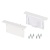 Заглушка SL-LINIA62-FS WHITE (Arlight, Пластик) Заглушка SL-LINIA62-FS WHITE (Arlight, Пластик)