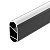 Профиль WARDROBE-1530-2000 ANOD BLACK (Arlight, Алюминий)