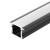 Профиль LINE-2315-F-2000 ANOD BLACK (Arlight, Алюминий) Профиль LINE-2315-F-2000 ANOD BLACK (Arlight, Алюминий)
