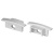 Заглушка LINE-2308-F SILVER с отверстием (Arlight, Пластик) Заглушка LINE-2308-F SILVER с отверстием (Arlight, Пластик)