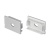 Заглушка LINE-3020 SILVER с отверстием (Arlight, Пластик)