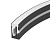 Силиконовый профиль WPH-FLEX-0612-SIDE-S8-10m BLACK (Arlight, Силикон)