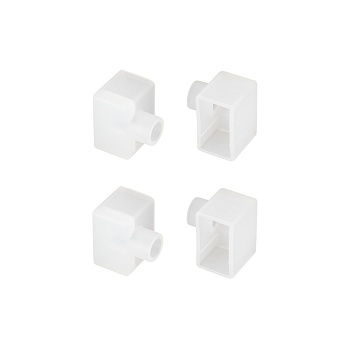 Заглушка WPH-FLEX-1018-SIDE WHITE с отверстием (Arlight, Пластик)