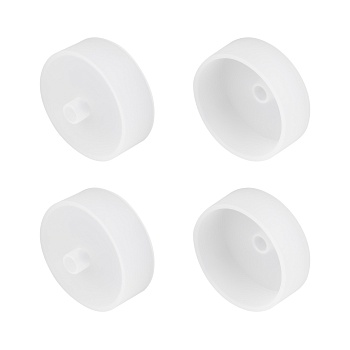 Заглушка WPH-FLEX-D40-360deg WHITE с отверстием (Arlight, Силикон)