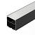 Профиль LINE-S-7575-3000 BLACK (Arlight, Алюминий)