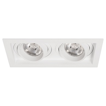 Светильник MS-VORTEX-BUILT-S210x117-2x20W Day4000 (WH-WH, 40 deg, 230V) (Arlight, IP20 Металл, 5 лет)