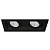 Светильник MS-VORTEX-BUILT-S170x90-2x12W Warm3000 (BK-BK, 40 deg, 230V) (Arlight, IP20 Металл, 5 лет)