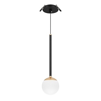 Светильник SP-BEADS-HANG-BUILT-T-R100-8W Warm3000 (BK-GD, 180 deg, 230V) (Arlight, IP20 Металл, 5 лет)