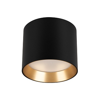 Светильник SP-BISCOTTO-R90-8W Warm3300-MIX (BK-GD, 80 deg, 230V) (Arlight, IP54 Металл, 5 лет)