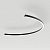 Светильник SP-LINE-HANG-ARC-C3535-D1500-61W Warm3000 (BLACK, 230V) (Arlight, Металл)