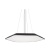 Светильник SP-TIARA-SLIM-HANG-H50-L800x720-75W Day4000 (BK, 160 deg, 230V) IP33 (Arlight, Металл)
