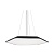 Светильник SP-TIARA-SLIM-HANG-H50-L800x720-75W Day4000 (BK, 160 deg, 230V) IP33 (Arlight, Металл)