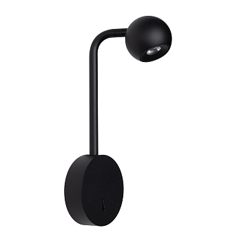Светильник SP-OTTORI-LONG-WALL-6W Warm3000 (BK, 30 deg, 230V) (Arlight, IP20 Металл, 3 года)