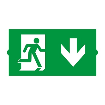 Пиктограмма EMGP-DIRECT-DOWN (Вниз) (Arlight, Пластик)