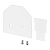 Заглушка MAG-ORIENT-CAP-2653-STR-G (WH) (Arlight, IP20 Металл, 3 года)