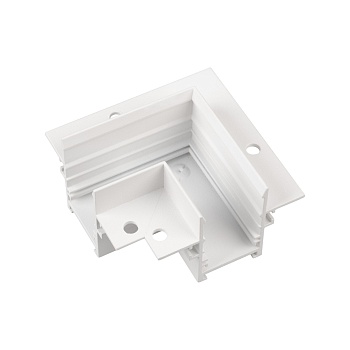 Коннектор угловой MAG-CON-MINI-2538-FDW-L90 (WH) (Arlight, IP20 Металл, 5 лет)