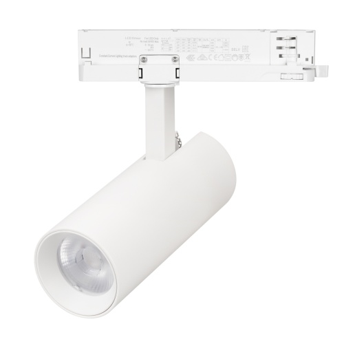Светильник LGD-GERA-4TR-R74-20W Day4000 (WH, 24 deg, 230V, DALI) (Arlight, IP20 Металл, 5 лет)