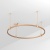 Основание ART-APRIORI-ROUND-ROD-400-R1000 (GD) (Arlight, IP20 Металл, 3 года)