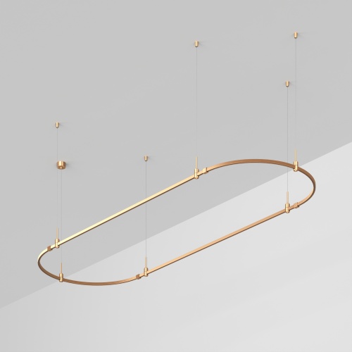 Основание ART-APRIORI-OVAL-HANG-3000x1000 (GD) (Arlight, IP20 Металл, 3 года)