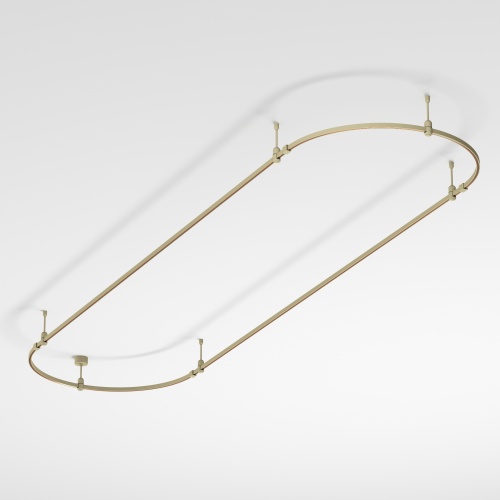 Основание ART-APRIORI-OVAL-ROD-200-3000x1000 (OG) (Arlight, IP20 Металл, 3 года)